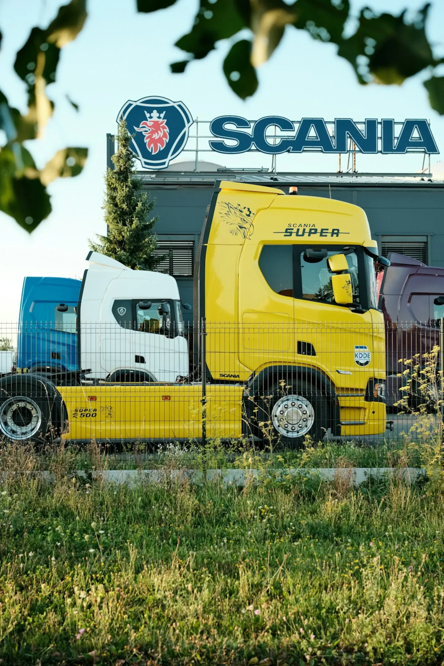 Flota europea de camiones Scania propios y subcontratados
